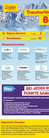 Netto Marken-Discount Katalog in Berlin | Reise-Angebote Februar | 30.1.2023 - 2.2.2023