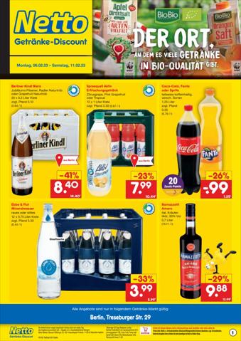 Netto Marken-Discount Katalog | Getränkemarkt in deiner Nähe | 6.2.2023 - 9.2.2023