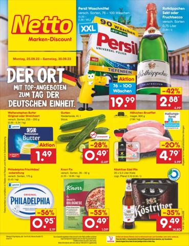 Netto Marken-Discount Katalog | Filial-Angebote | 25.9.2023 - 28.9.2023