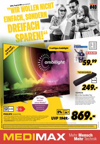 MEDIMAX Katalog in Dortmund | MEDIMAX flugblatt | 30.9.2022 - 6.10.2022