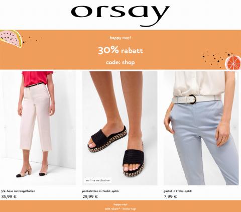 Orsay Katalog | 30% RABATT! | 24.5.2022 - 25.5.2022
