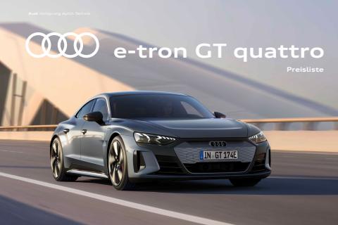Audi Katalog | e-tron GT quattro | 1.4.2022 - 31.1.2023