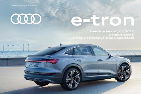 Audi Katalog | Audi e-tron | 1.4.2022 - 31.1.2023