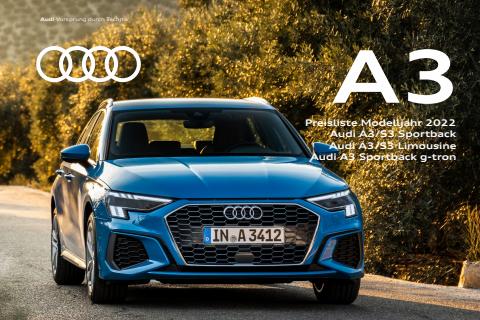Audi Katalog | A3 Sportback | 1.4.2022 - 31.1.2023