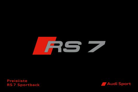Audi Katalog | RS 7 Sportback | 4.4.2022 - 31.1.2023