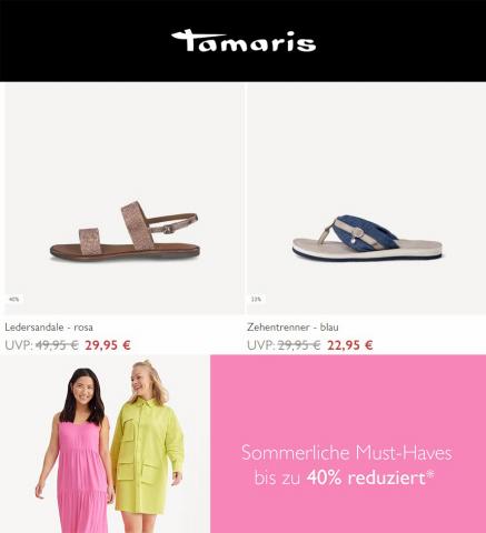 Angebote von Kleidung, Schuhe und Accessoires in Köln | Bis zu -40% Rabatt in Tamaris | 3.8.2022 - 16.8.2022