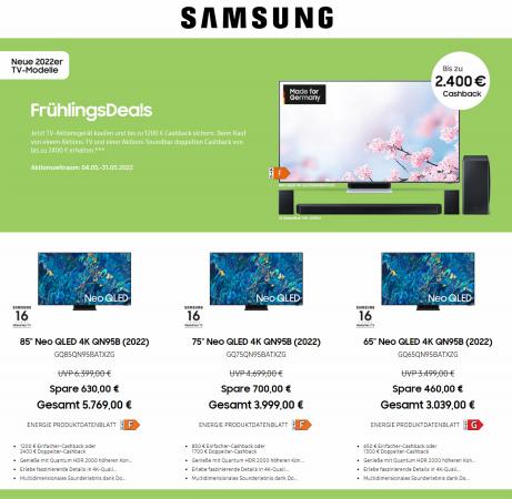 Samsung Katalog in Hamburg | Frühlingsangebote | 10.5.2022 - 31.5.2022