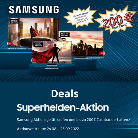 Angebote von Elektromärkte in Frankfurt am Main | Samsung Deals in Samsung | 26.8.2022 - 25.9.2022