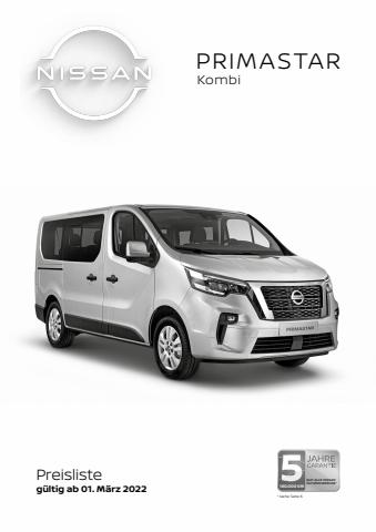 Nissan Katalog | Primastar Kombi | 11.5.2022 - 31.1.2023