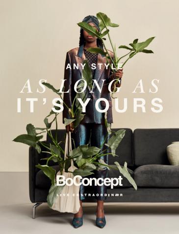 BoConcept Katalog | ANY STYLE - As long as it's Yours | 16.2.2022 - 16.6.2022