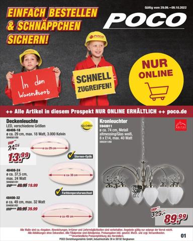 Poco Katalog in München | Poco flugblatt | 29.9.2022 - 9.10.2022