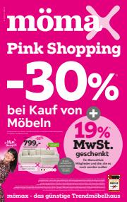 Mömax Katalog | Pink Shopping -30% bei Kauf von Möbeln | 23.1.2023 - 4.2.2023
