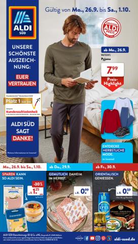 Aldi Süd Katalog in Frankfurt am Main | Aldi Süd flugblatt | 26.9.2022 - 1.10.2022