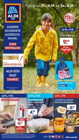 Angebote von Discounter in Frankfurt am Main | Aldi Süd flugblatt in Aldi Süd | 4.10.2022 - 8.10.2022
