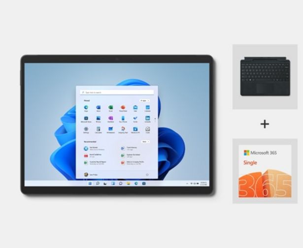 Surface Pro 8 Essentials Bundle für 1187,99€ in Microsoft