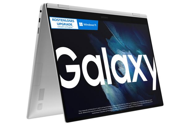 SAMSUNG GALAXY BOOK PRO 360 EVO, Convertible mit 15,6 Zoll Display, Intel® Core™ i7 Prozessor, 16 GB RAM, 512 GB SSD, Iris Xe Graphics, Mystic Silver für 1099€ in Media Markt