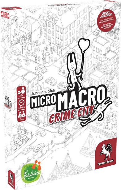 PEGASUS SPIELE MicroMacro: Crime City (Edition Spielwiese) Gesellschaftsspiel Mehrfarbig für 19,49€