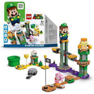 LEGO Super Mario 71387 Abenteuer mit Luigi – Starterset Spielset, Mehrfarbig für 29,99€ in Media Markt