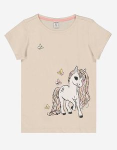 Mädchen T-Shirt - Glitzerprint für 1,99€ in Takko Fashion