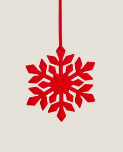 Weihnachtsschmuck Schneeflocke für 5,99€ in Zara Home