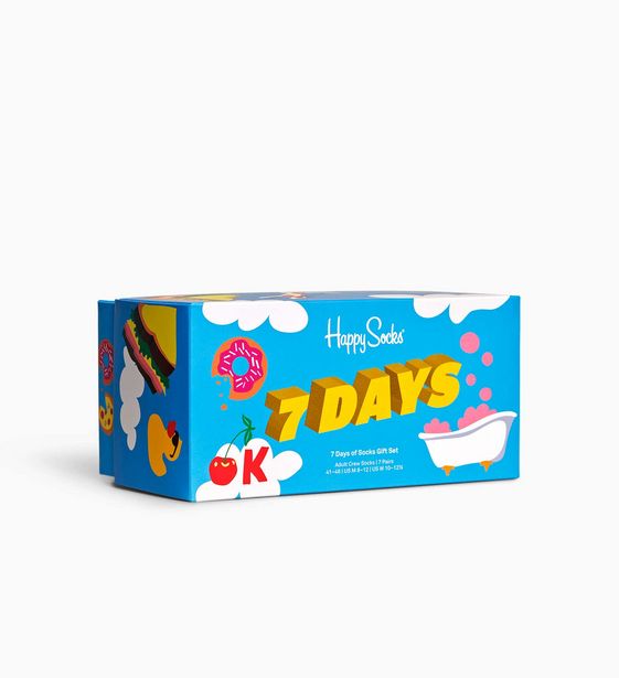 7-Pack 7 Day Socks Gift Set für 45€ in Happy Socks