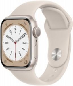 Apple Watch Series 8 (41mm) GPS Aluminium mit Sportarmband polarstern/polarstern für 485€ in Euronics