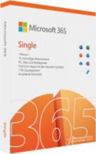 Microsoft 365 Single FPP Software für 54,99€ in Euronics