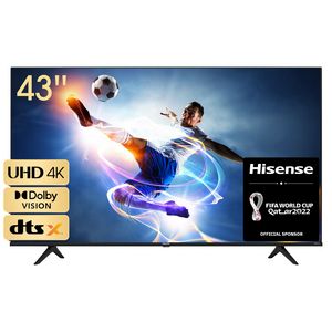 HISENSE 43A6CG LED TV (Flat, 43 Zoll / 108 cm, UHD 4K, SMART TV, VIDAA U5) für 299€ in Saturn