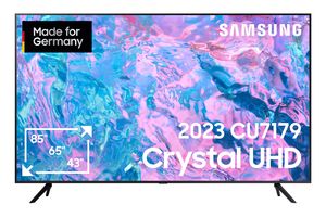 SAMSUNG GU75CU7179 LED TV (Flat, 75 Zoll / 189 cm, UHD 4K, SMART TV, Tizen) für 999€ in Saturn