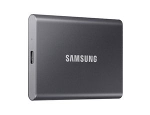 SAMSUNG Portable SSD T7 Festplatte, 2 TB SSD, extern, Titan grey für 154€ in Saturn