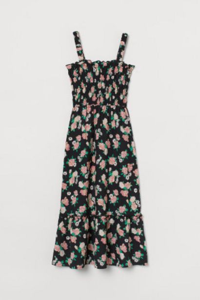 Gesmoktes Kleid für 16,99€ in H&M