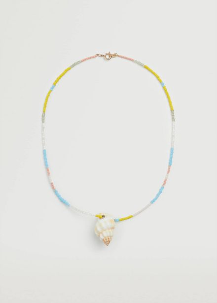 Halskette mit Muschel-Anhänger für 12,99€ in Mango