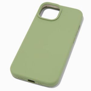 Solid Sage Green Silicone Phone Case - Fits iPhone® 13/14 Pro für 6€ in Claire's