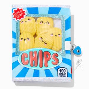 Chips Plush Lock Diary für 14,99€ in Claire's
