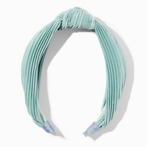Sage Green Pleated Knotted Headband für 4,99€ in Claire's