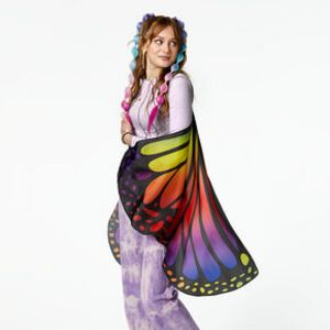 Rainbow Monarch Butterfly Wings Cape für 11,99€ in Claire's
