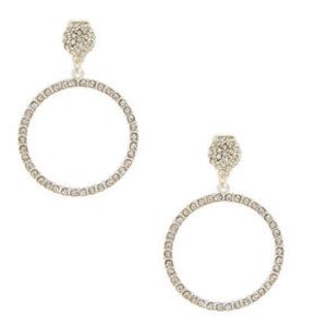 1.5" Circle Clip On Drop Earrings für 4,99€ in Claire's