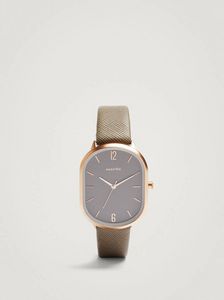 Armbanduhr Mit Ovalem Ziffernblatt, Braun für 29,99€ in Parfois