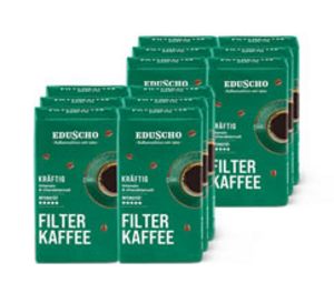 Eduscho Filterkaffee Kräftig - 12x 500 g Gemahlen für 48,91€ in Tchibo