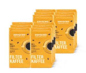 Eduscho Filterkaffee Nr.1 Sanft - 12x 500 g Gemahlen für 79,68€ in Tchibo