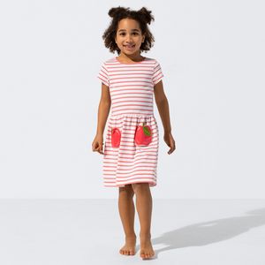 Mädchen-Kleid mit Apfel-Taschen für 5,99€ in NKD