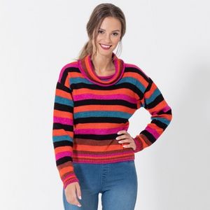 Damen-Pullover mit Streifenmuster für 11,99€ in NKD