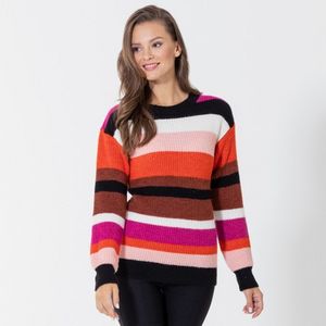 Damen-Pullover mit Streifendesign für 10€ in NKD