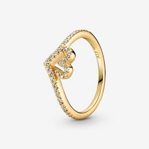Pandora Timeless Wishbone Funkelndes Herz Ring für 49€ in Pandora
