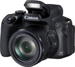 CANON PowerShot SX70 HS Bridge-Kamera (20,3 Megapixel, WLAN, Wifi, NFC, Bluetooth, GPS, 4K) für 599€ in HEM expert