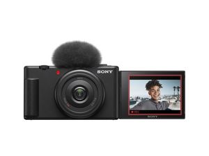 Sony Vlog-Kamera ZV-1F schwarz (Klapp- und drehbares Display, 4K Video, Slow- Motion, Vlog Funktionen) für 509€ in Expert