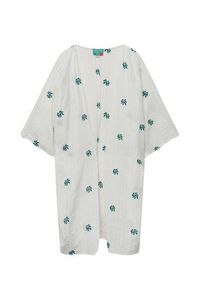 Weißer Kimono mit Stickerei für 39,99€ in Pull & Bear