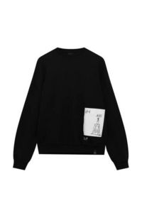 Sweatshirt mit Blumenaufnäher für 29,99€ in Pull & Bear