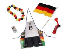 Deutschland Fan-Set 5 tlg. Party Fussball... für 2,99€ in Posten Börse