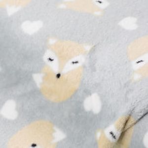 Wellness-Fleece "Fuchs" aus recyceltem Polyester, grau-color für 9,99€ in Buttinette